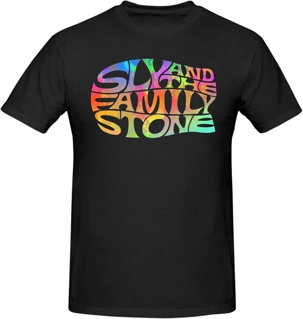 Sly Rock And The Family Music Stone Band Logo T Shirt